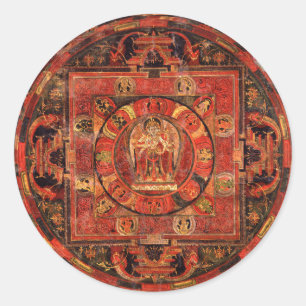 Adesivo Mandala budista da piedade