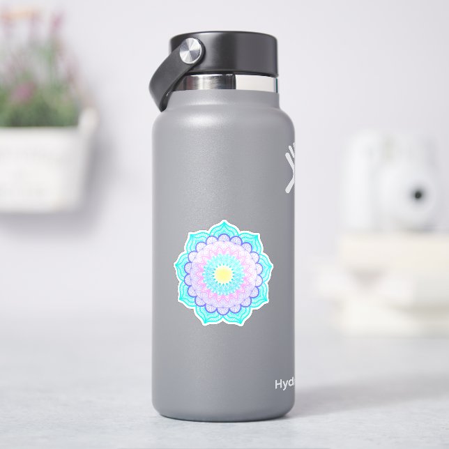 Adesivo Mandala Colorida (HidroFlask)