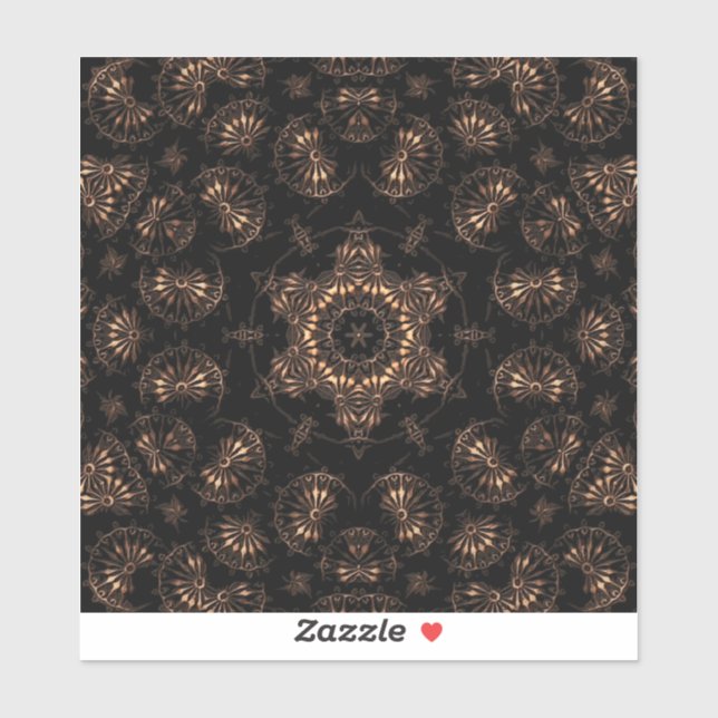 Adesivo Mandala da Idade do Bronze (Folha)