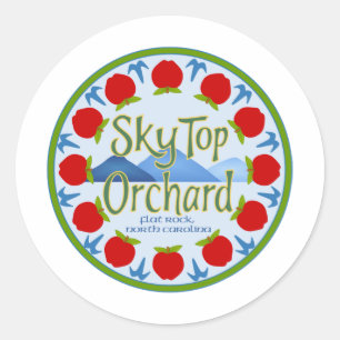 Adesivo Mandala de Apple - azul