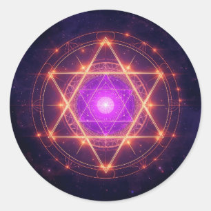 Adesivo Mandala de Geometria Sagrada – Luz Dentro do Cosmo
