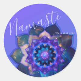 Adesivo Mandala de Lótus Azul