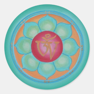 Adesivo Mandala de Lotus do tibetano