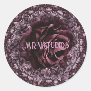 Adesivo Mandala de Rosa 