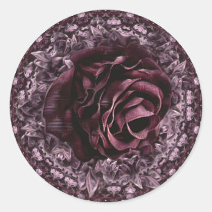 Adesivo Mandala de Rosa 