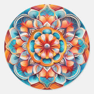 Adesivo Mandala / Design de Flor 