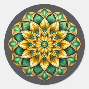 Adesivo Mandala / Design de Flor