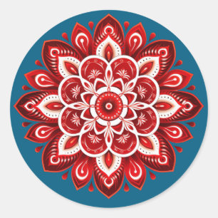 Adesivo Mandala / Design de Flor 