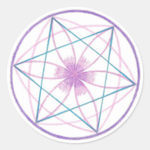Adesivo Mandala do equilíbrio