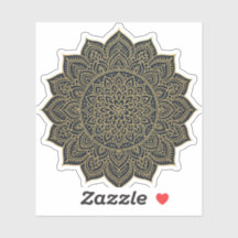 Mandala Dourada e marinho