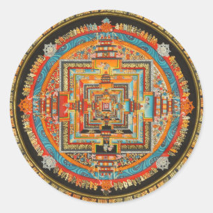 ADESIVO MANDALA ESOTÉRICO III DE KALACHAKRA