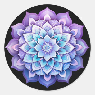 Adesivo Mandala Flor / Desenho de Arco-íris
