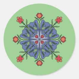 Adesivo Mandala floral