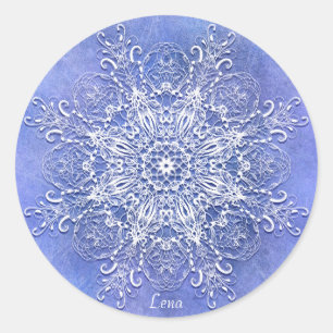 Adesivo Mandala. floral étnico