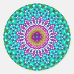 Adesivo Mandala Fractal 3