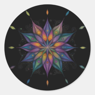 Adesivo Mandala Galáctico - Boho Boêmico Geométrico Sagrad
