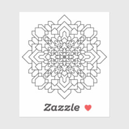 Adesivo Mandala Geométrica #12