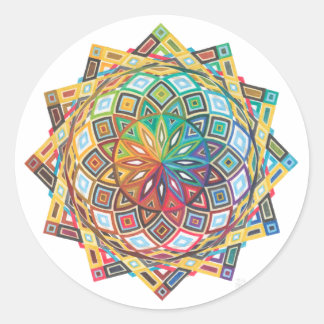 Adesivo Mandala Geométrico Intricado