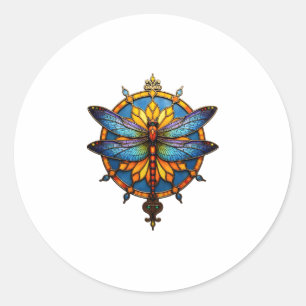 Adesivo Mandala Libélula Luminosa Geometria Sagrada Espiri