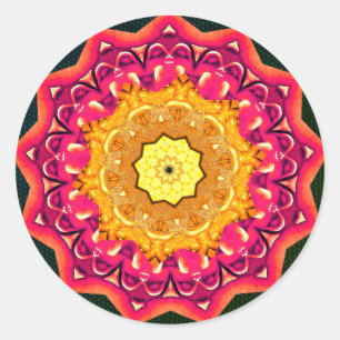 Adesivo Mandala Magic Pomegranate Dourado