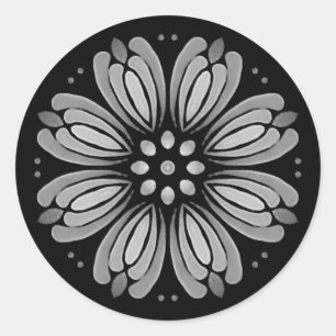 Adesivo Mandala Modelo Classic Round Sticker