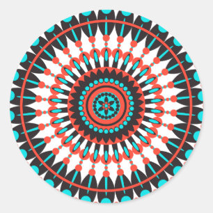 Adesivo Mandala Nativo Americano