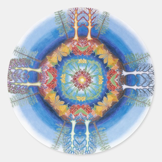 Adesivo Mandala para as Árvores (Frente)