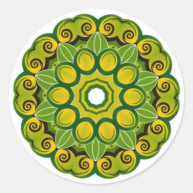 Adesivo Mandala Sticker (Frente)