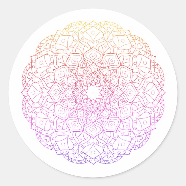 Adesivo Mandala Sticker (Frente)