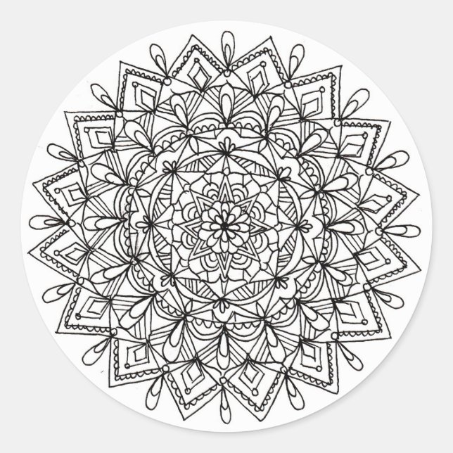 Adesivo Mandala Sticker (Frente)