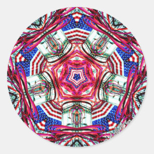 Adesivo Mandala Stickers "4 de julho"