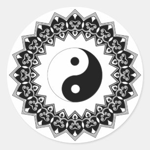 Adesivo Mandala Yin Yang Large Sticker