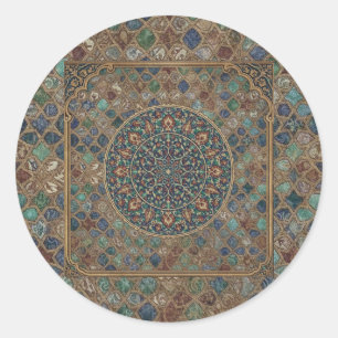Adesivo Mandalas Geométricas Islâmicas e Mosaicos Florais