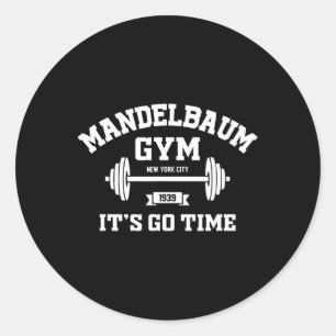 Adesivo Mandelbaum Gym Está na Hora - Preto