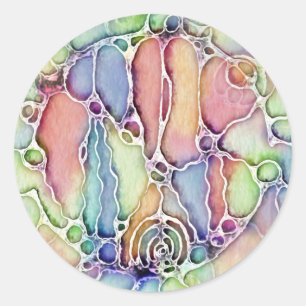 Adesivo Maneiras De Vida - Padrão De Arte Neurográfica 1