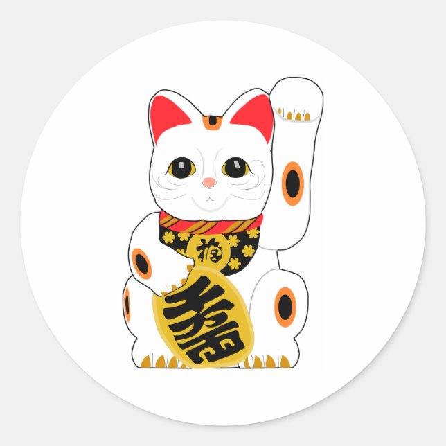 Adesivo Maneki Neko (Frente)