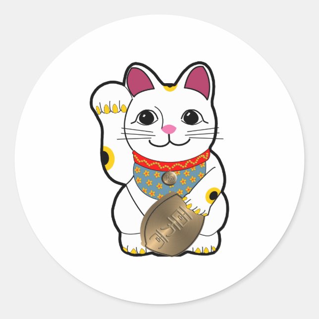 Adesivo Maneki Neko (Frente)