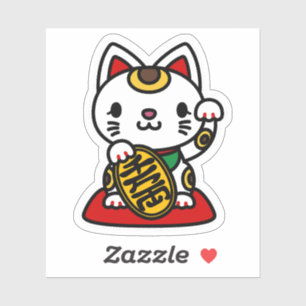 Adesivo Maneki Neko (Gato Sortudo)