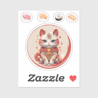 Adesivo Maneki Neko Sticker