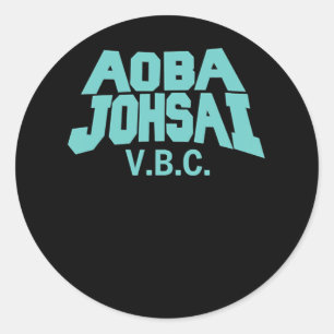 Adesivo Manga de Animação de Prática de Voleibol Teal