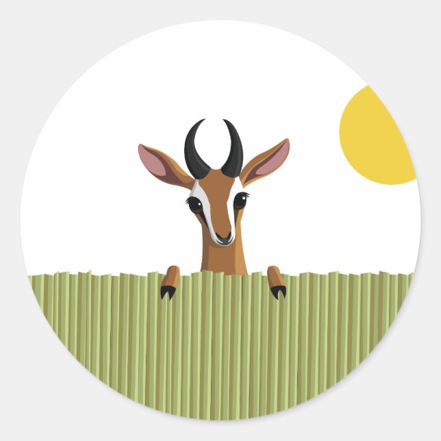 Adesivo Mango, a Gazelle Peek-a-boo (Frente)