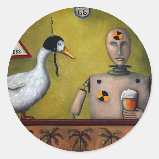 Adesivo Maníaco de ensaio de bebidas (Frente)