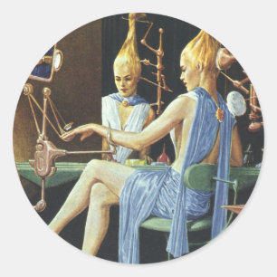 Adesivo Manicures dos termas do salão de beleza da ficç