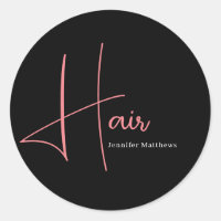 Manicurista técnico de cabelo neon-colorido de vid