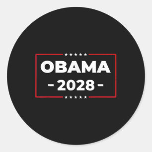 Adesivo Manifestação Política de Obama Retro Patriótica 20