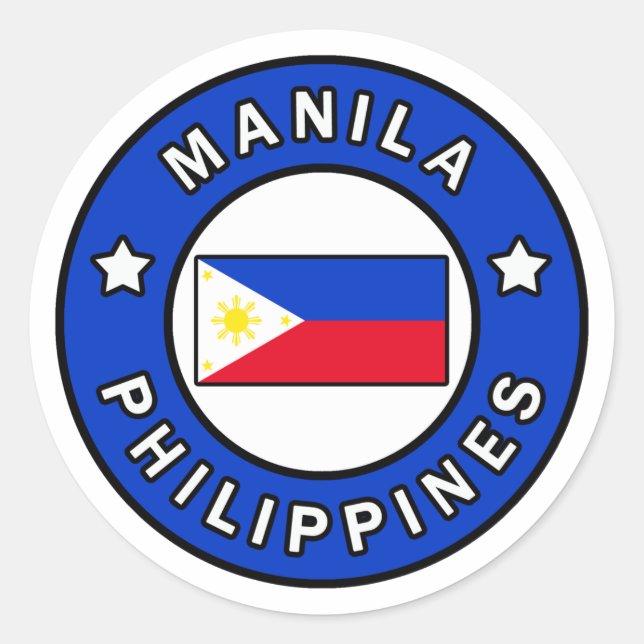 Adesivo Manila Filipinas (Frente)