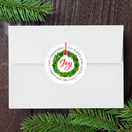 Adesivo Manipulado Joyful Wreath Return Stickers