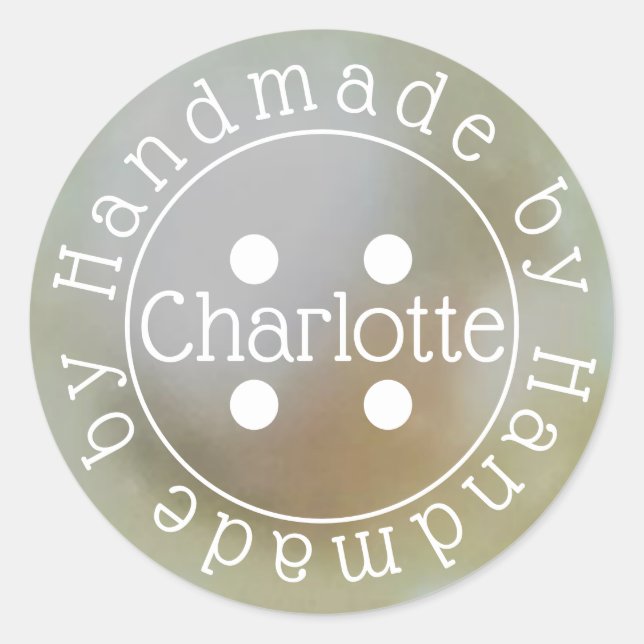 Adesivo Manipulador de papel com botão de costura (Frente)