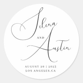 Adesivo Manipuladores de casamento do Handscript Minimalis