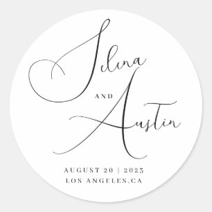 Adesivo Manipuladores de casamento do Handscript Minimalis